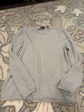James Perse Light Gray Crewneck Sweater